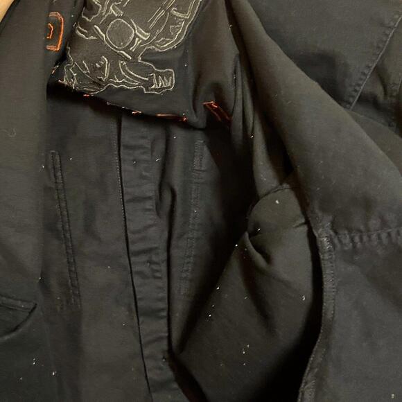 VTG 2004 Harley Davidson Button Up Shirt Embroidered HUGE Back Black Sz 3XL XXXL - Picture 13 of 13